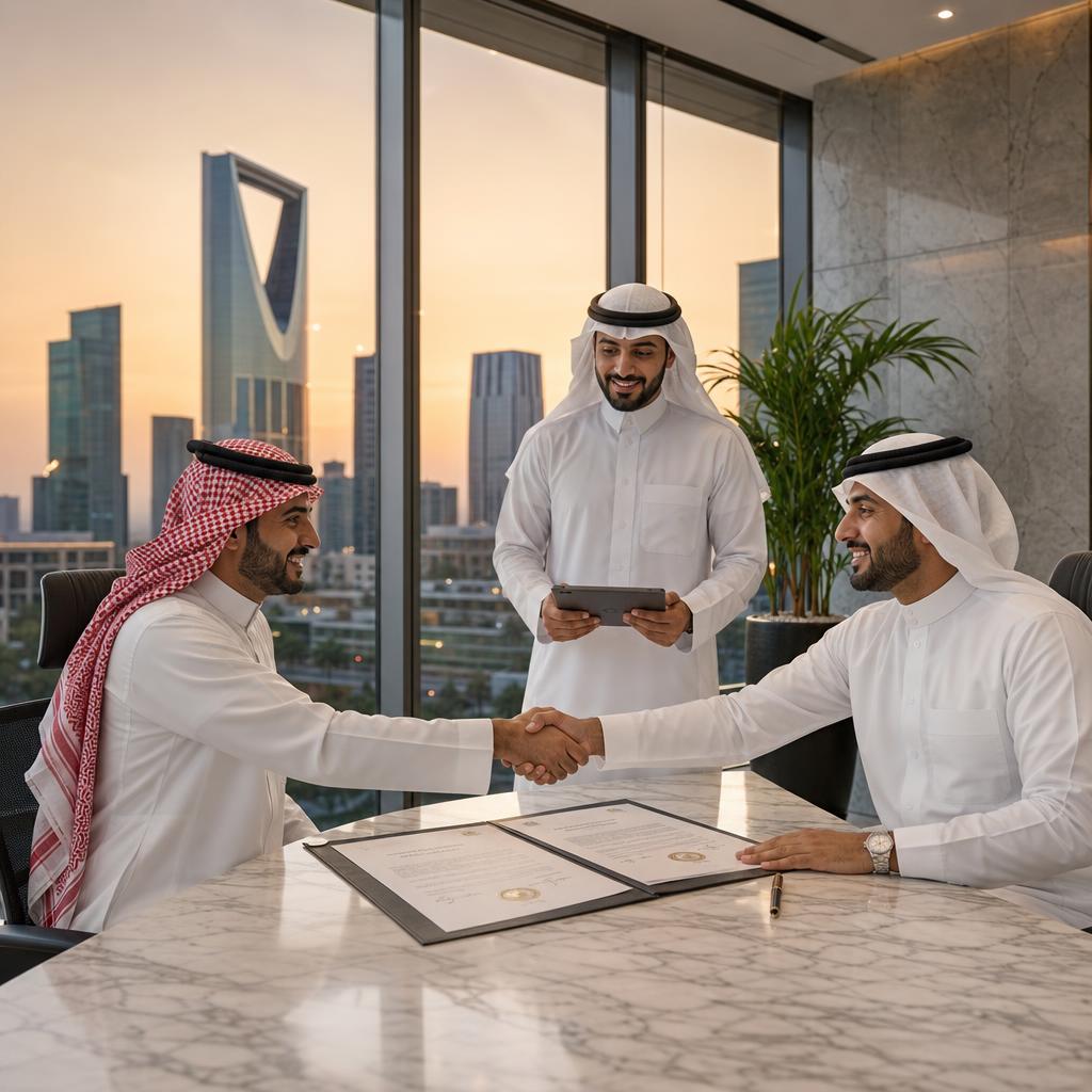 Partnership signing